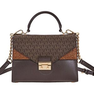 Michael Kors Double Flap Satchel EUC